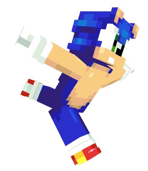 This way you can give your character more personality. . Sonic minecraft skin